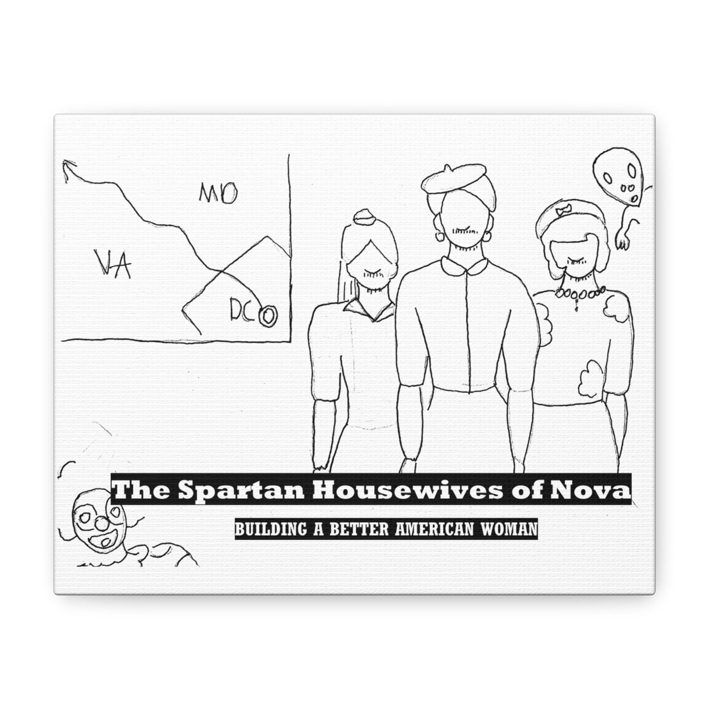 The Spartan Housewives Concept Art - Matte Print