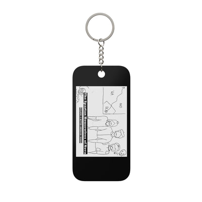 Double-Sided Keychain Charm