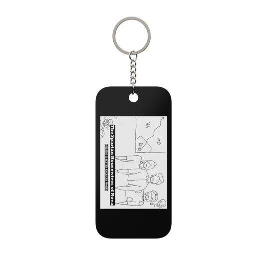 Double-Sided Keychain Charm